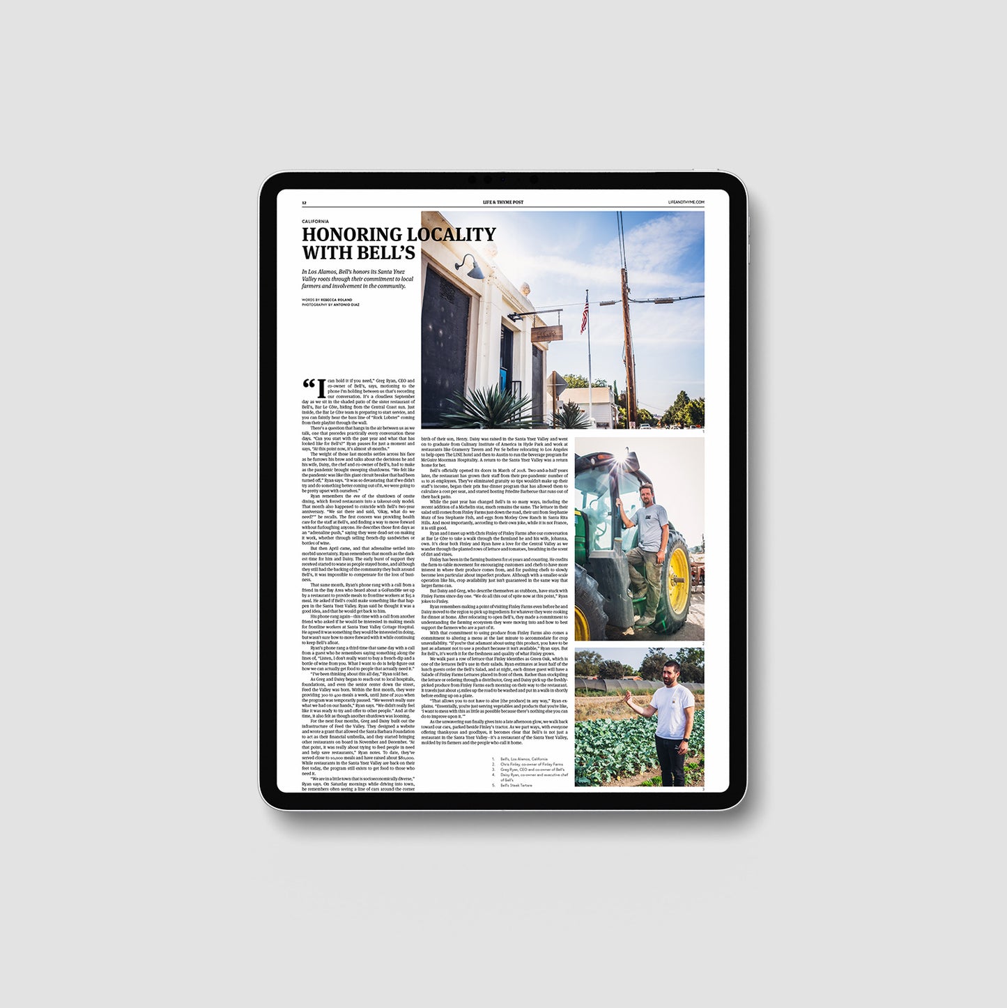 Life & Thyme Post #9: The Industry Issue (Digital)