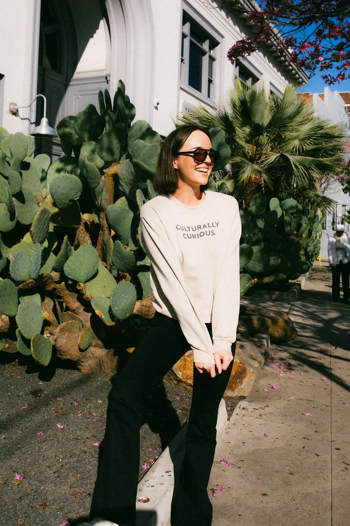 Culturally Curious Sweatshirt (Sand)