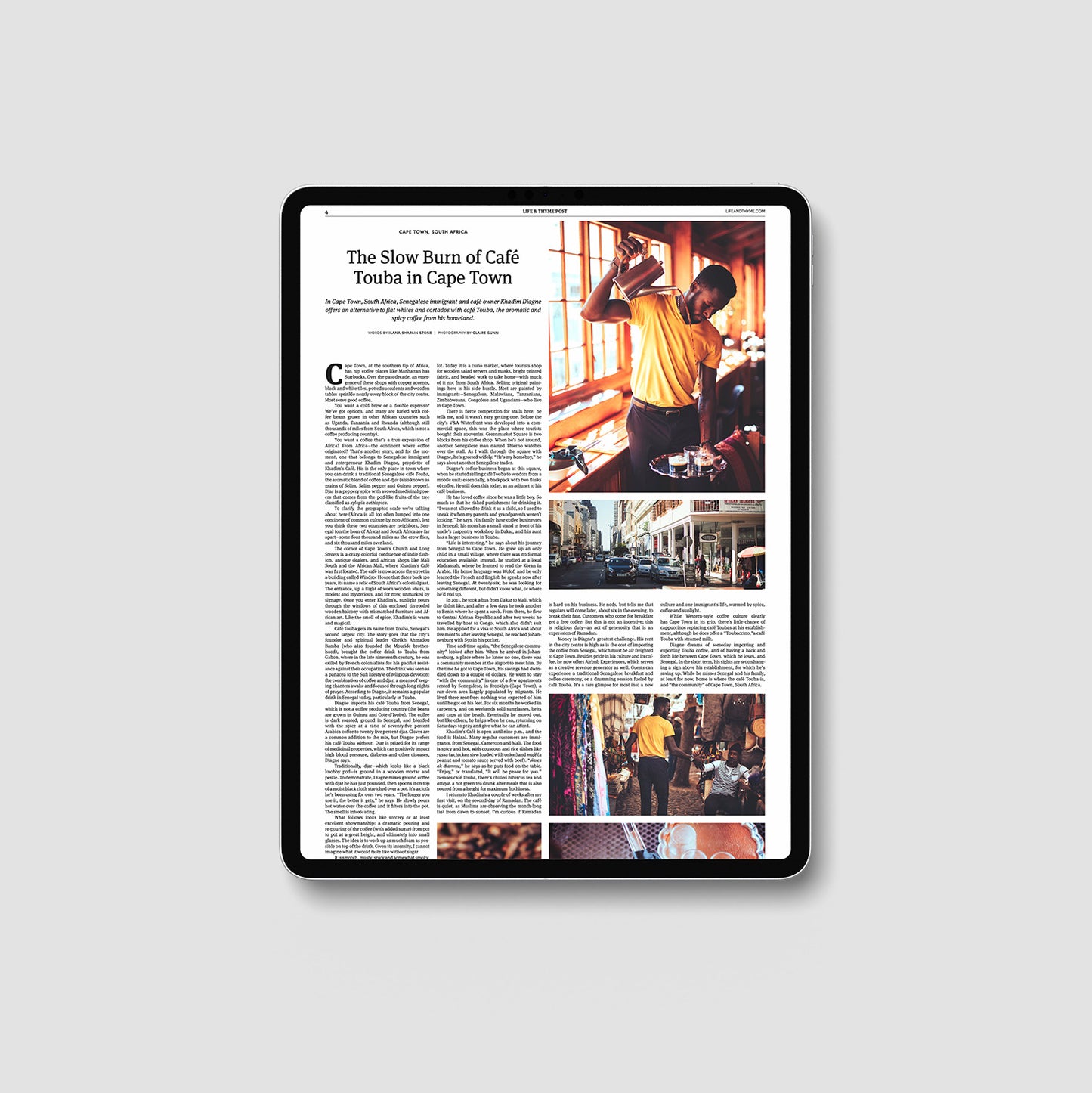 Life & Thyme Post #1: The Coffee Issue (Digital)
