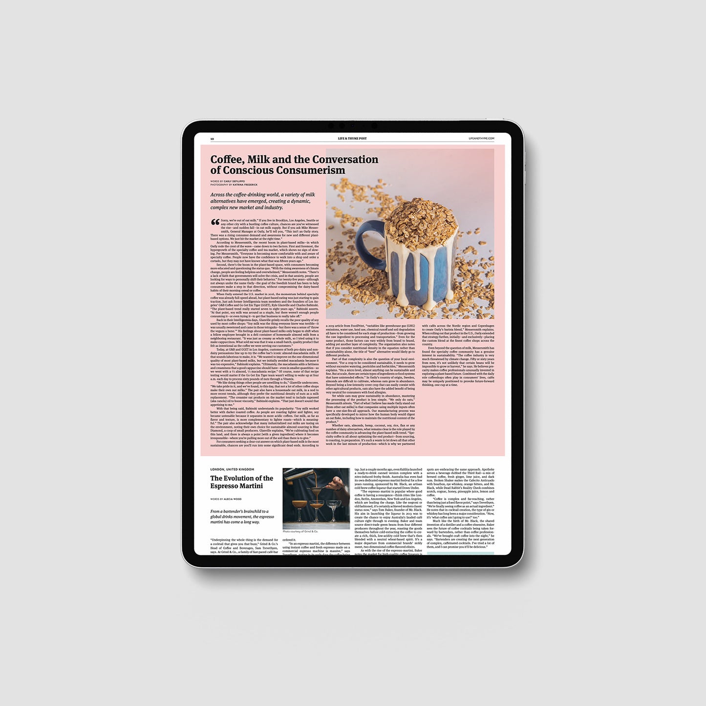 Life & Thyme Post #1: The Coffee Issue (Digital)