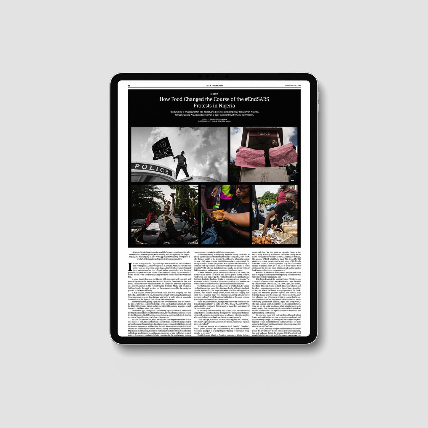 Life & Thyme Post #8: The History Issue (Digital)