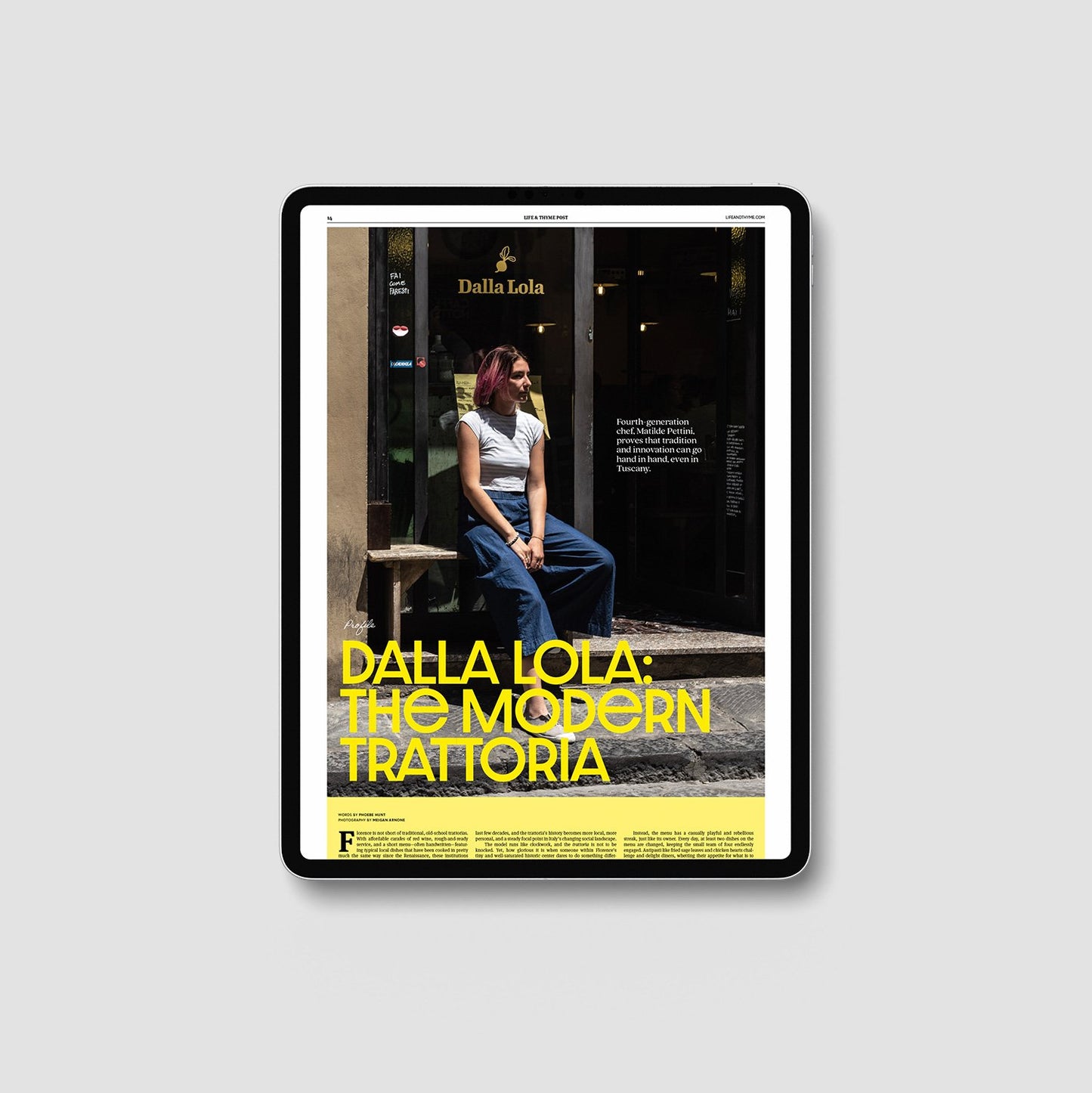 Life & Thyme Post #13: The Florence Issue (Digital)