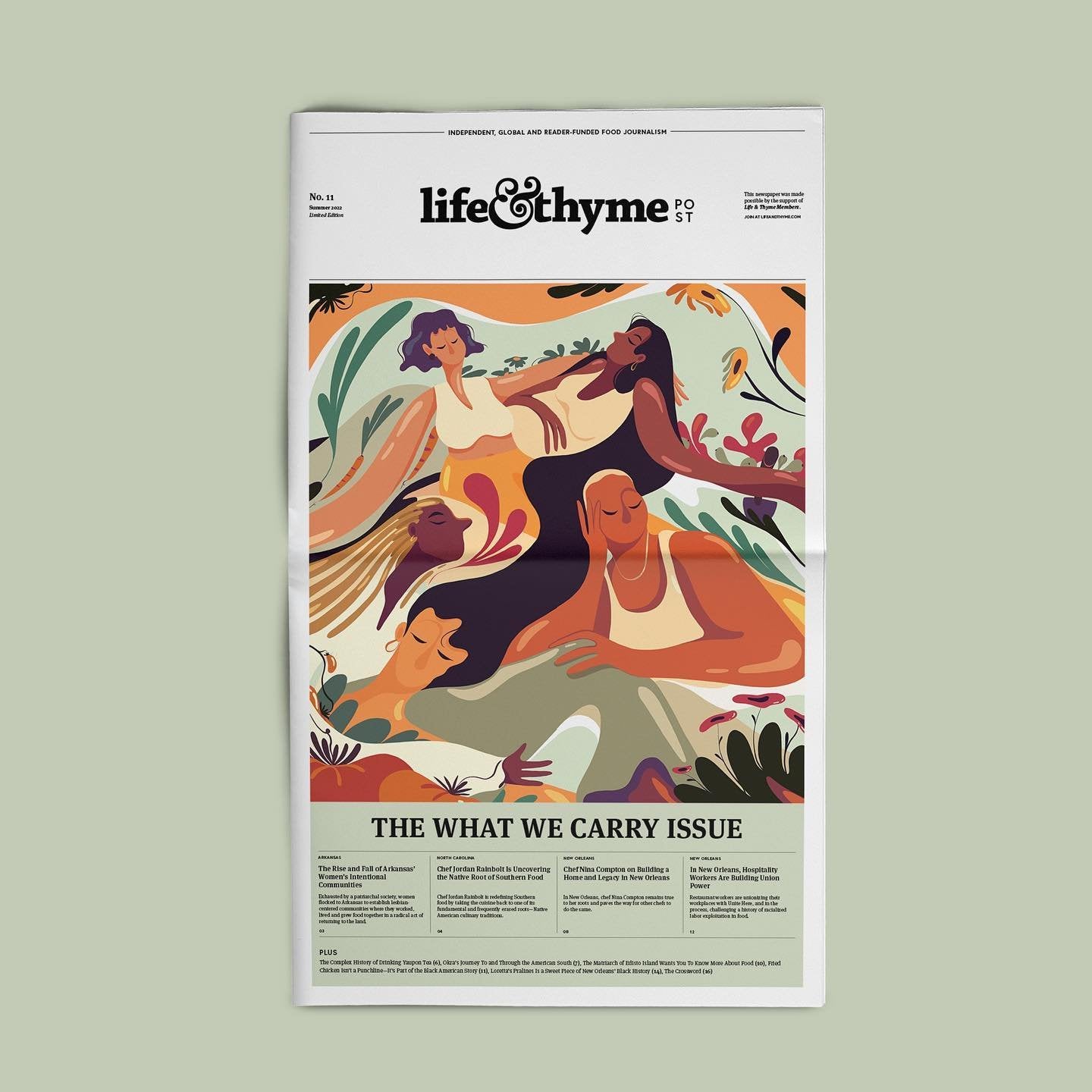 Life & Thyme Post #11: The What We Carry Issue