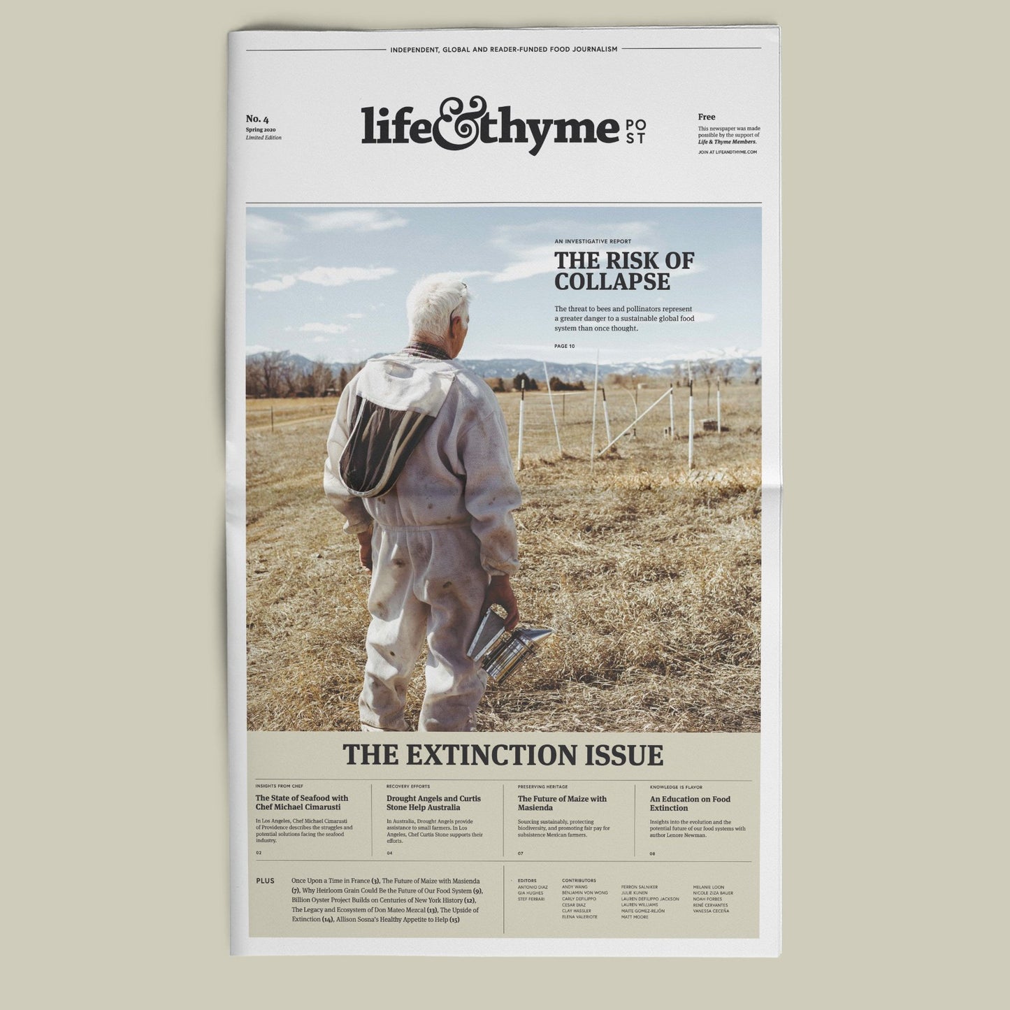 Life & Thyme Post #4: The Extinction Issue