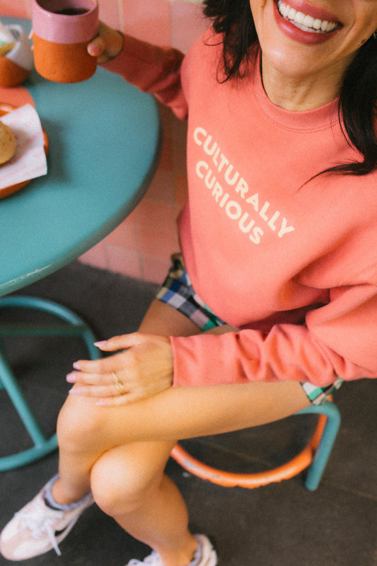 Culturally Curious Sweatshirt (Dusty Rose)