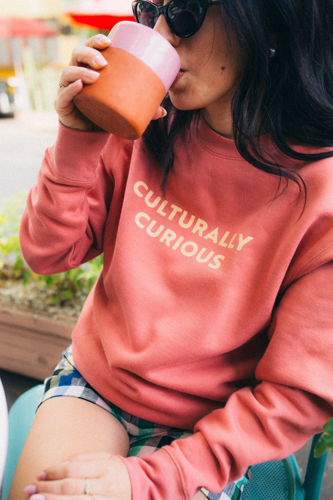 Culturally Curious Sweatshirt (Dusty Rose)