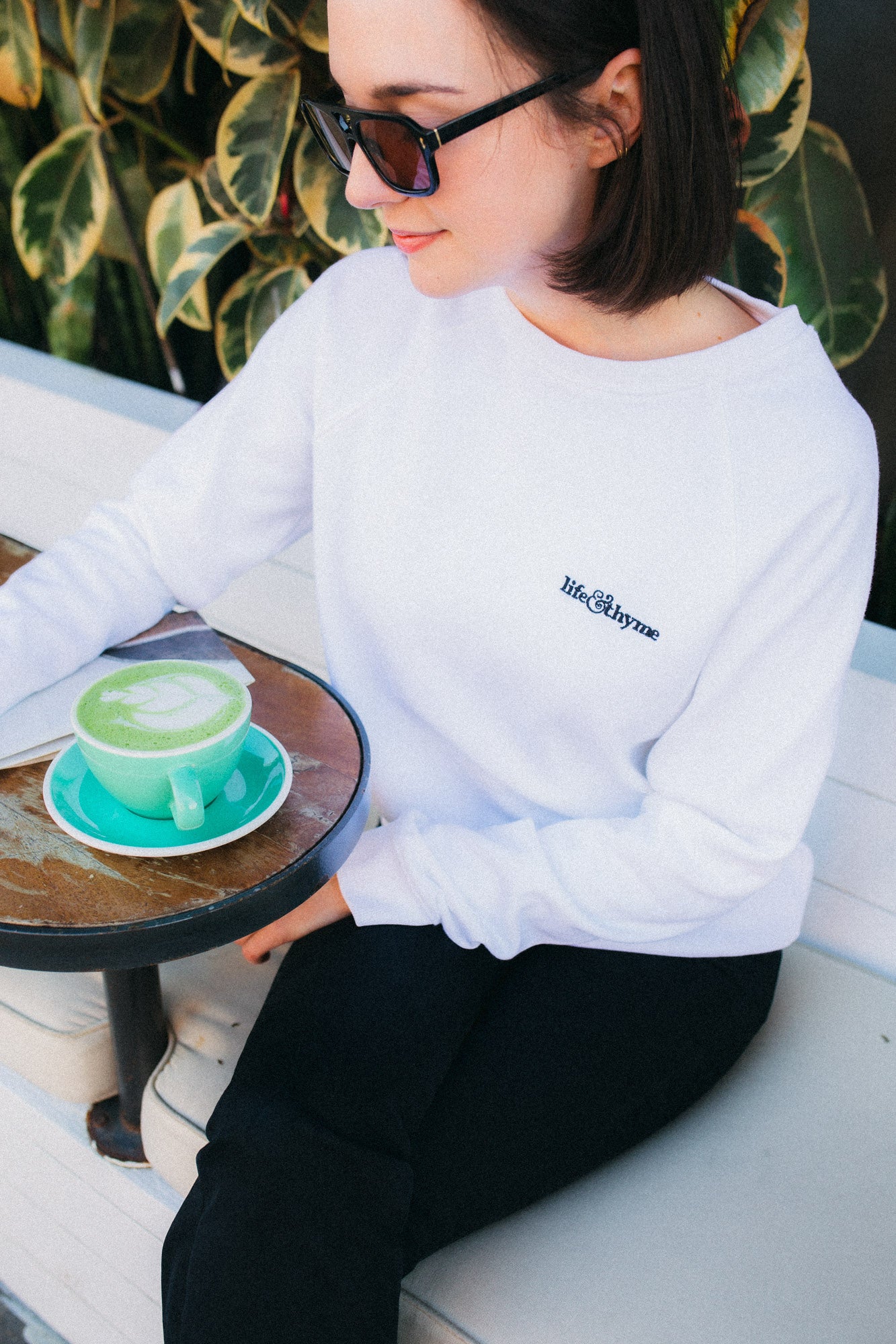 Life & Thyme Sweatshirt (White)