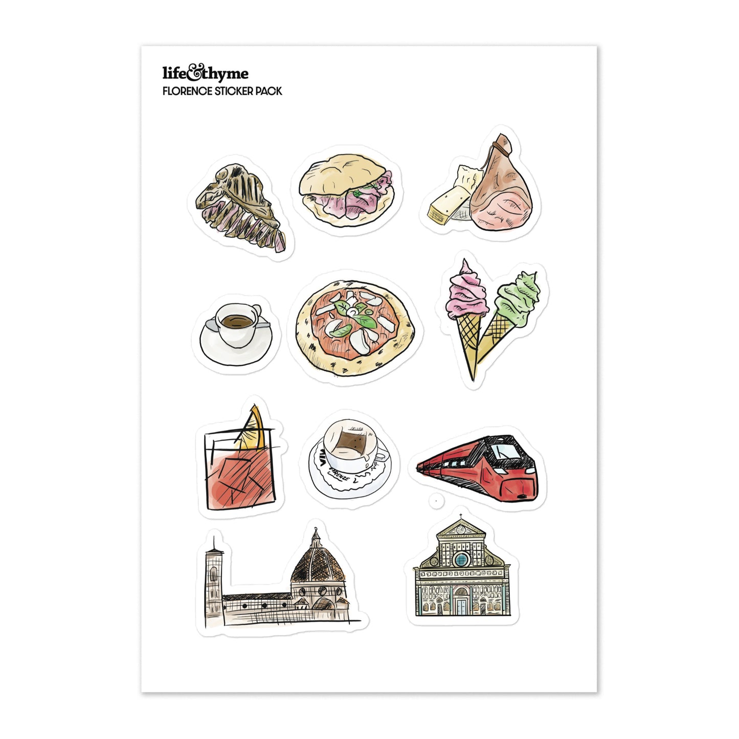 The Florence Issue Sticker Pack